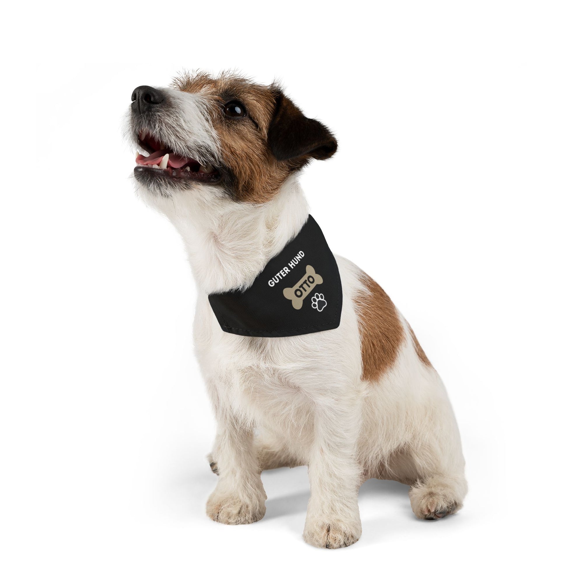 Guter hund German Personalized Black Dog bandana