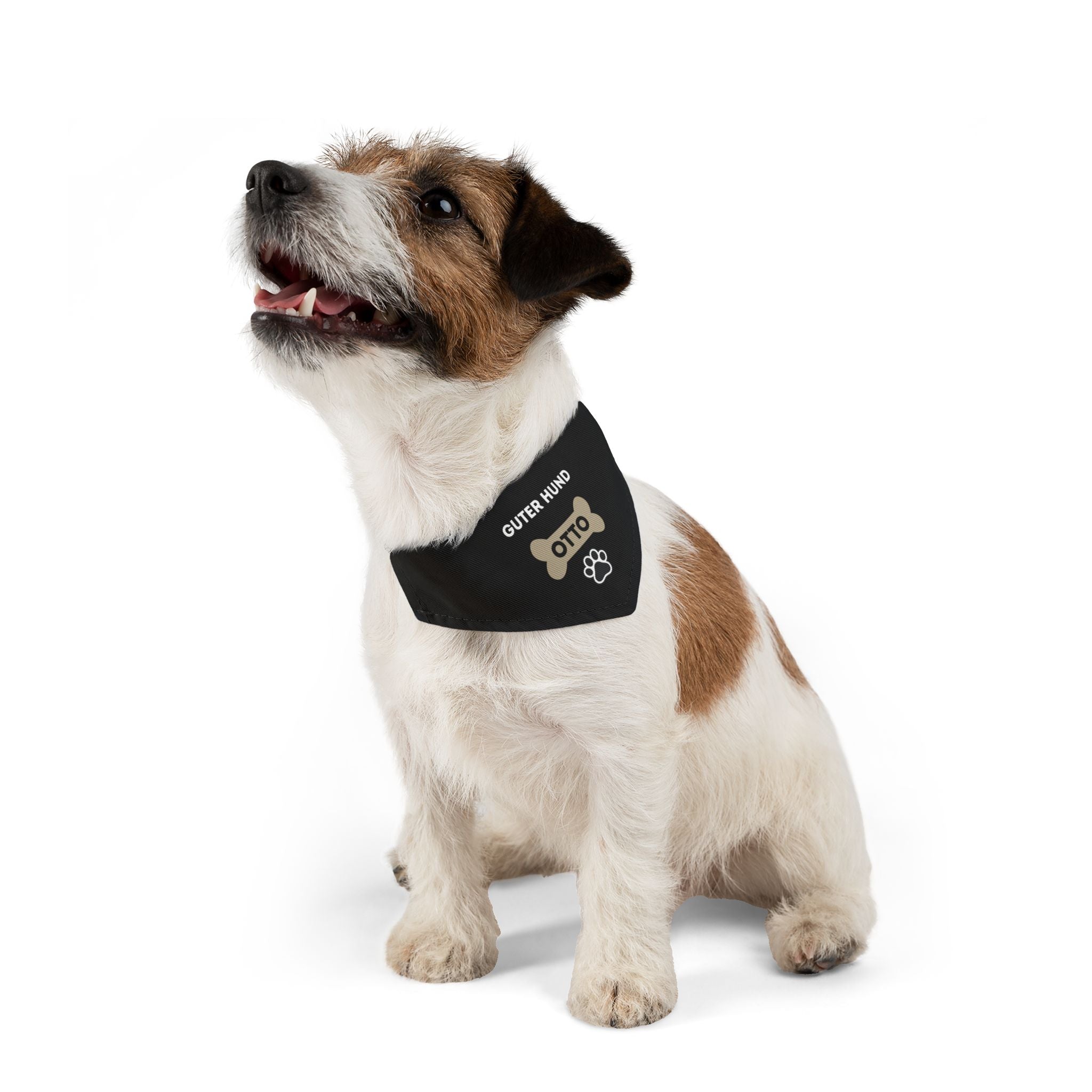 Guter hund German Personalized Black Dog bandana