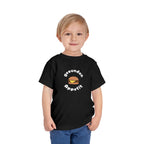 Gesunden Appetit Toddler Tee shirt with Cheeseburger by Printify