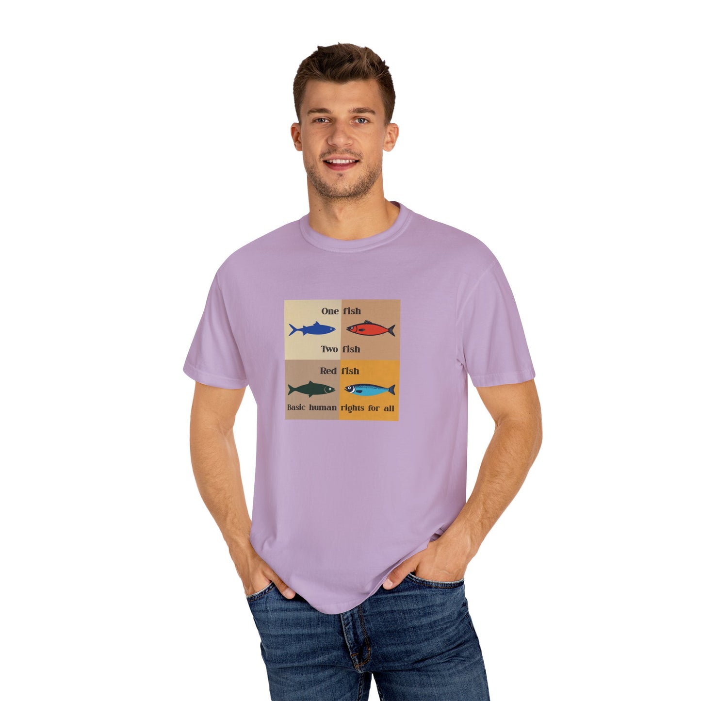 One Fish two fish human rights for all T-shirt