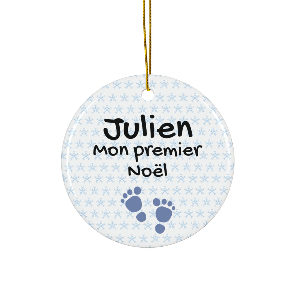 Mon premier Noel Ceramic Ornament