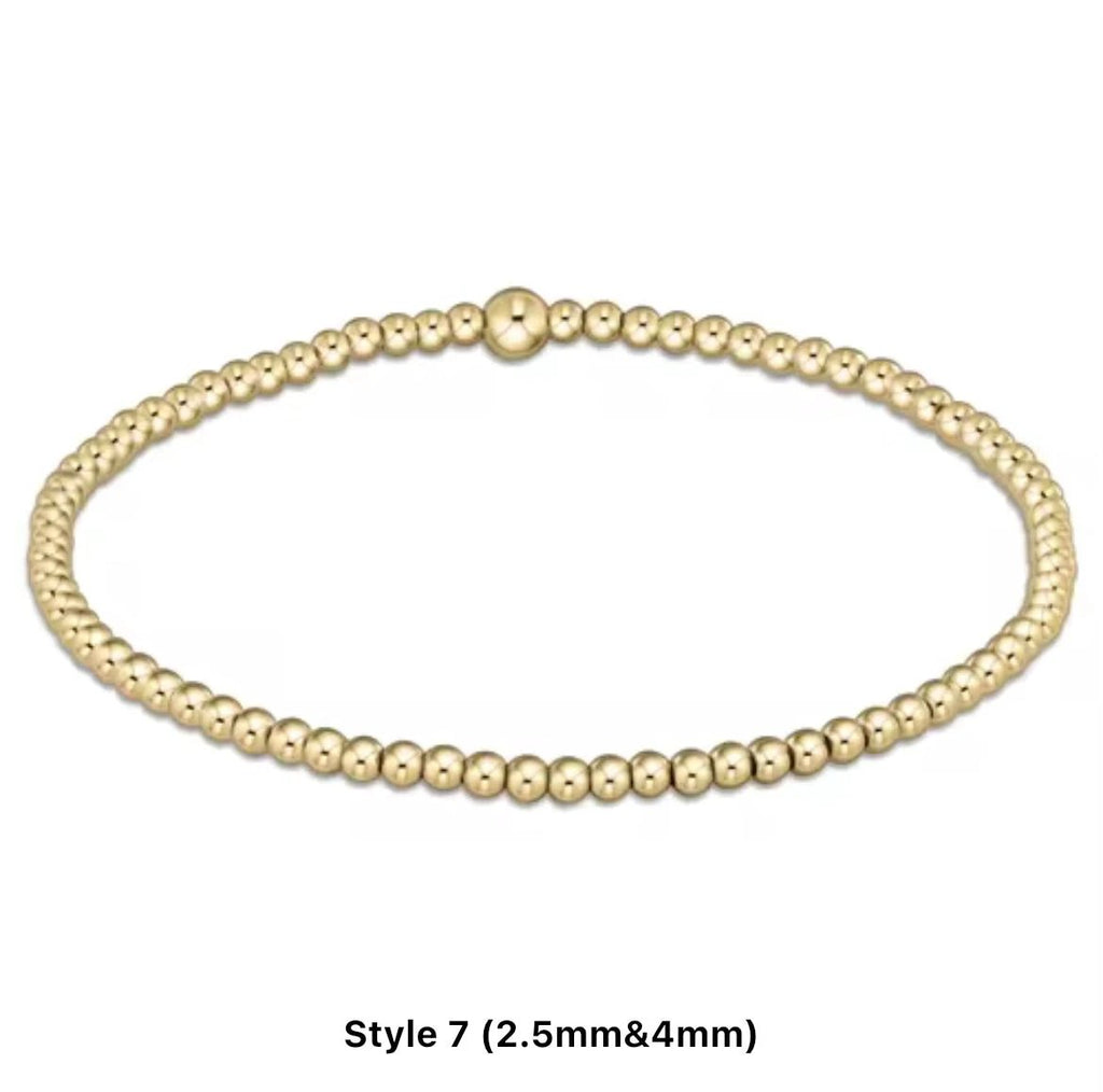 Classic Mixed Beaded Waterproof Non-Tarnish Bracelets by Curated By Suarez