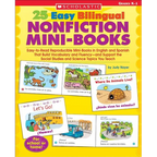 25 Easy Bilingual Nonfiction Mini-Books: Easy-To-Read Reproducible Mini-Books in English and Spanish That Build Vocabulary and Fluency - And Support th - Paperback Books La Vie Bien 25 Easy Bilingual Nonfiction Mini-Books: Easy-To-Read Reproducible Mini-Books in English and Spanish That Build Vocabulary and Fluency - And Support th - Paperback