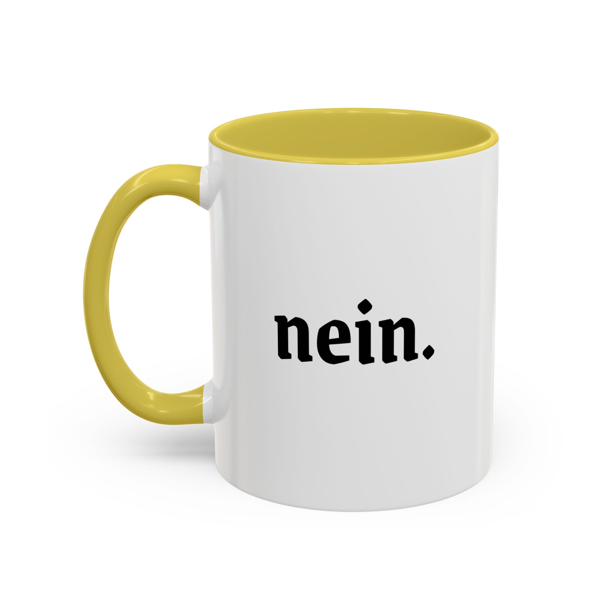 Nein. Mug — Minimalist German Word Coffee Cup (11oz & 15oz)
