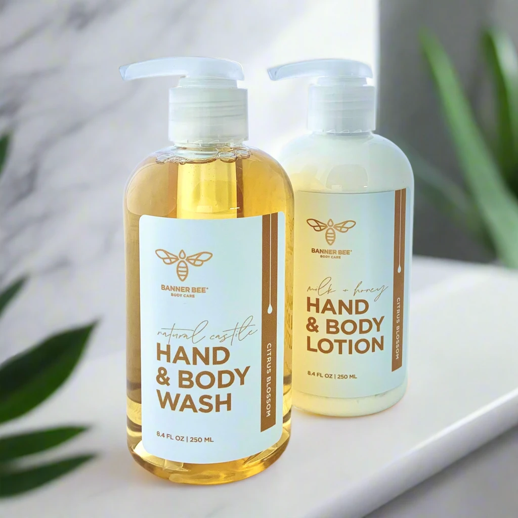 Organic Castile Hand+Body Wash, Citrus Blossom by BannerBee Company LLC