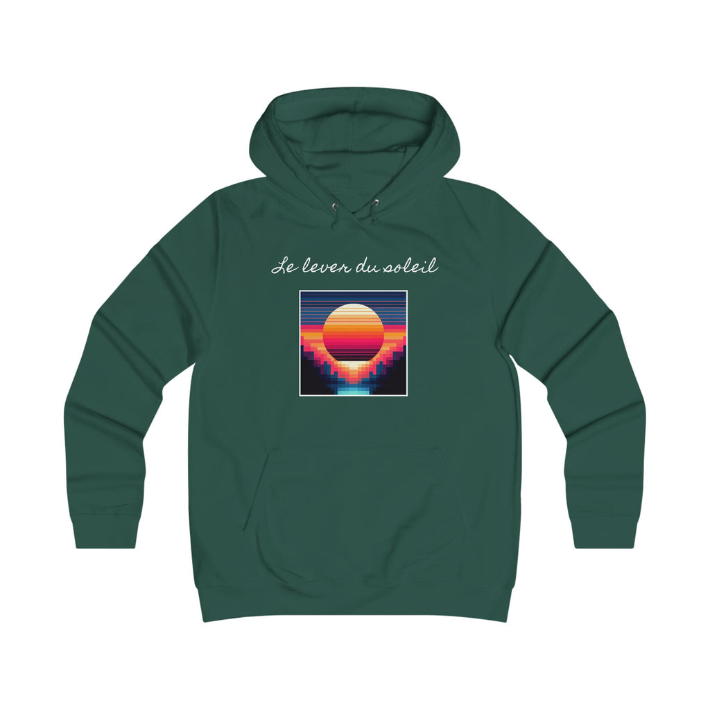 Lever du soleil sunrise French Hoodie