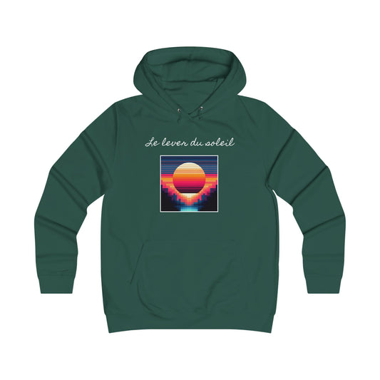 Lever du soleil sunrise French Hoodie