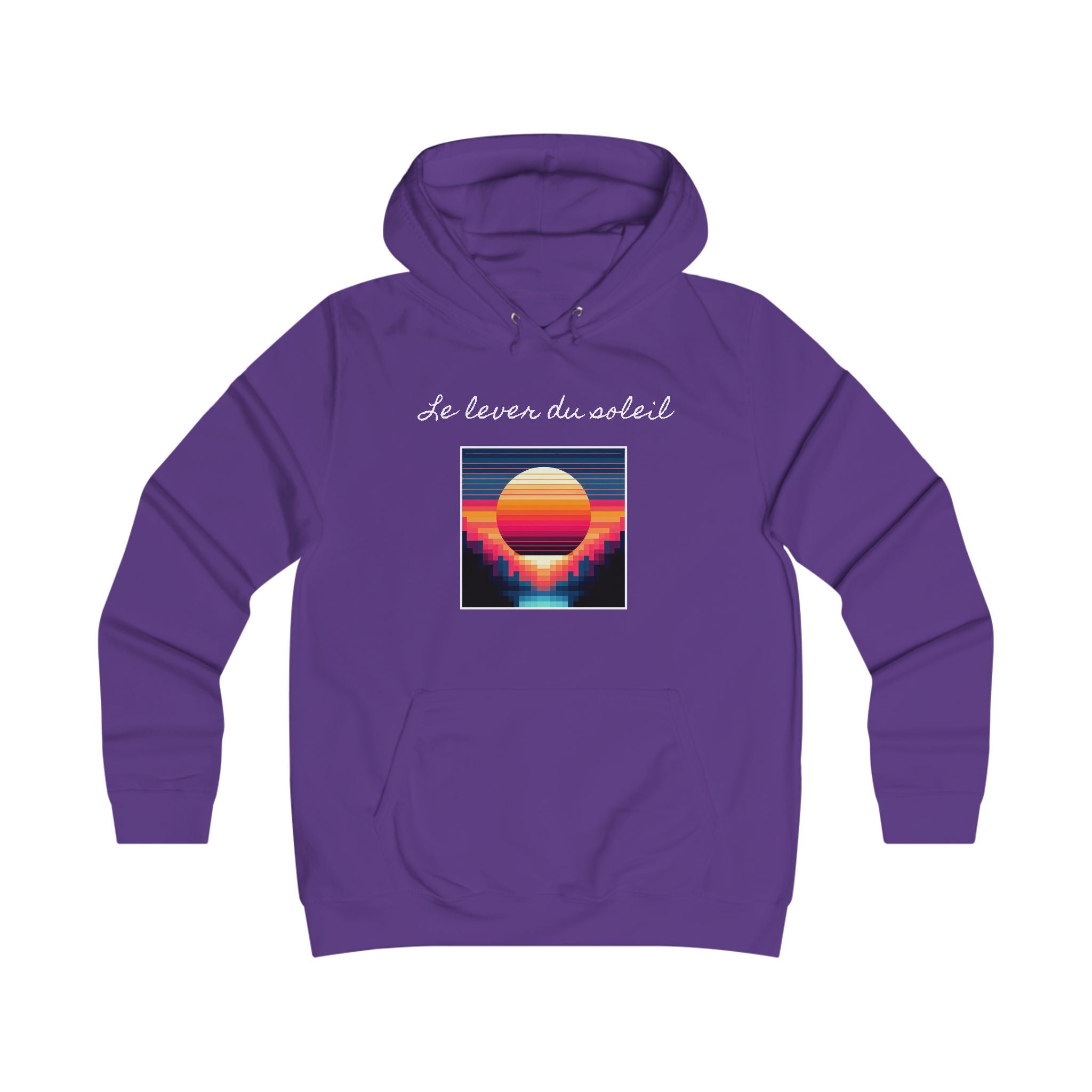 Lever du soleil sunrise French Hoodie