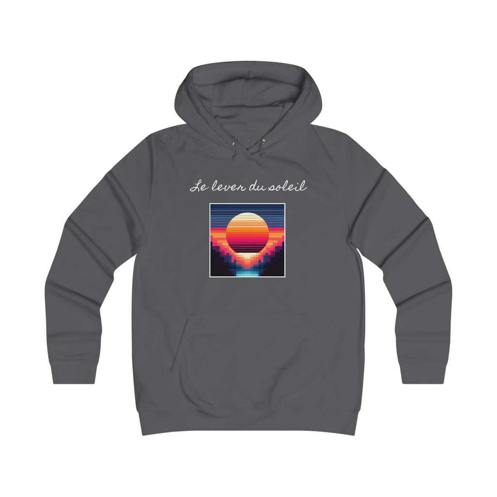 Lever du soleil sunrise French Hoodie