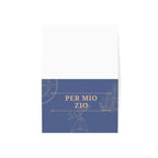 Per Mio Zio Italian uncle card, nautical telescope illustration Greeting Card for Uncle birthday