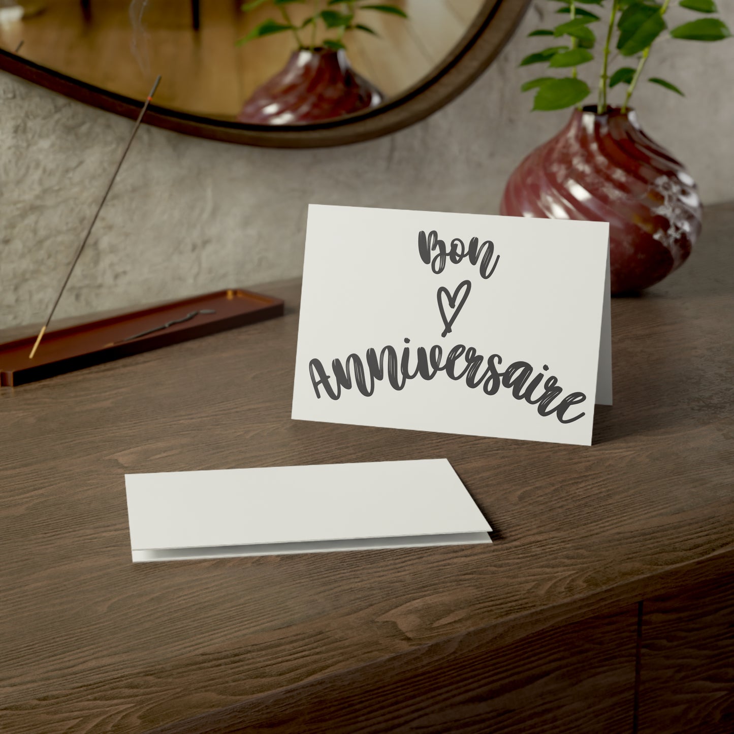 French Birthday Greeting Cards - Bon Anniversaire