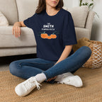 The Personalized Pumpkin Patch T-Shirt, Your family name Pumpkin Patch Fall Tee for autumn family photos, Pregnancy announcements