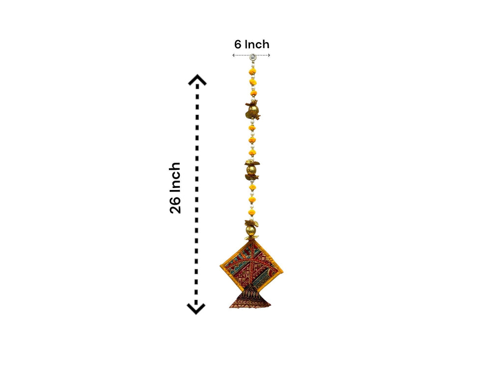 26" Long Gota Ball & Pearl Lari with Kite Tassels for Lohri or Makar Sankranti, Set of 5 Festive Decor La Vie Bien 26" Long Gota Ball & Pearl Lari with Kite Tassels for Lohri or Makar Sankranti, Set of 5