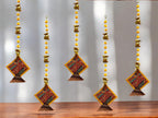 26" Long Gota Ball & Pearl Lari with Kite Tassels for Lohri or Makar Sankranti, Set of 5 Festive Decor La Vie Bien 26" Long Gota Ball & Pearl Lari with Kite Tassels for Lohri or Makar Sankranti, Set of 5