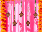 26" Long Gota Ball & Pearl Lari with Kite Tassels for Lohri or Makar Sankranti, Set of 5 Festive Decor La Vie Bien 26" Long Gota Ball & Pearl Lari with Kite Tassels for Lohri or Makar Sankranti, Set of 5
