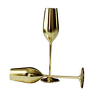 Unbreakable Champagne Flutes (Gold) by Sister.ly Drinkware