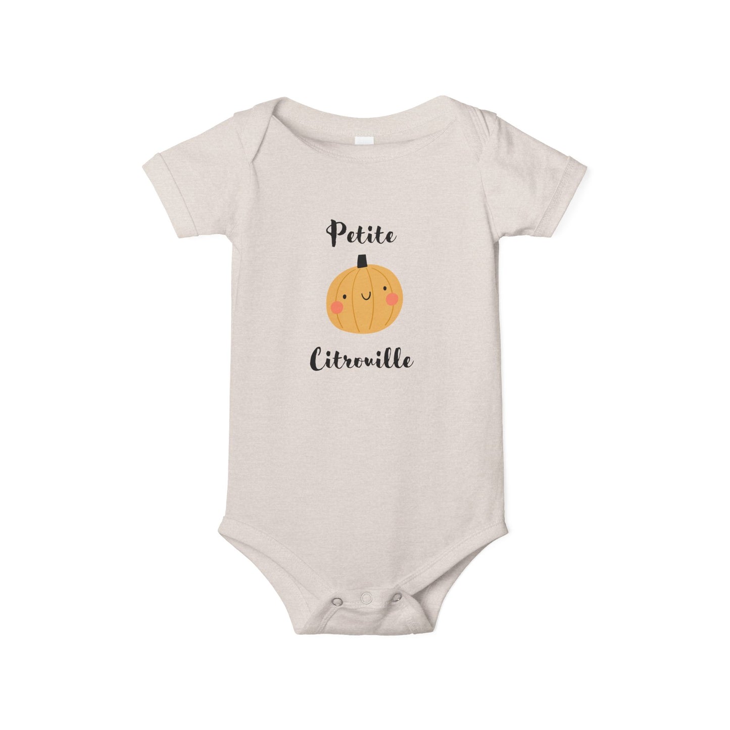 Petite Citrouille (little pumpkin) Infant Jersey Onesie