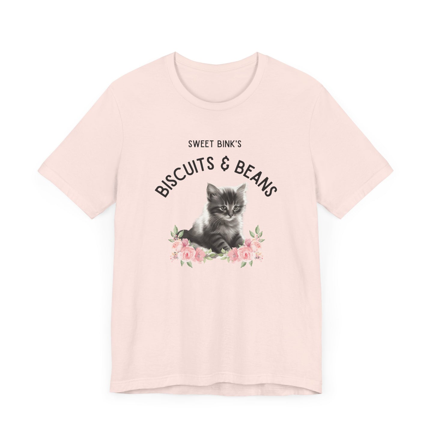 Sweet Bink's Biscuits and Beans cat tee