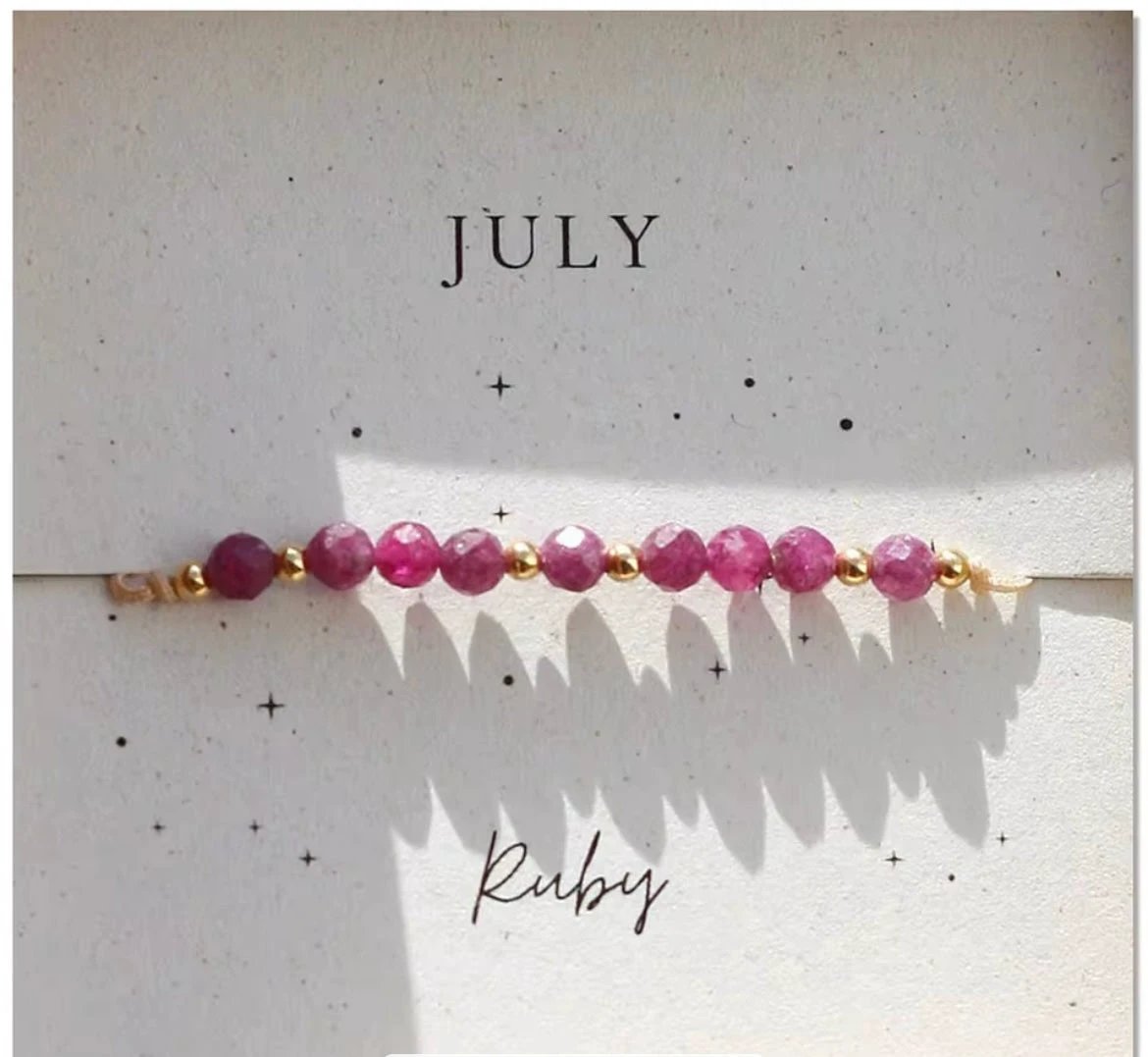 Crystal Birthstone Bracelet by Curated By Suarez