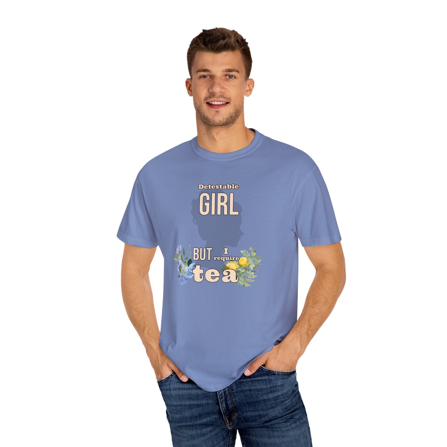 Detestable Girl but I require tea Oscar Wilde Quote T-Shirt, Importance of Being Earnest