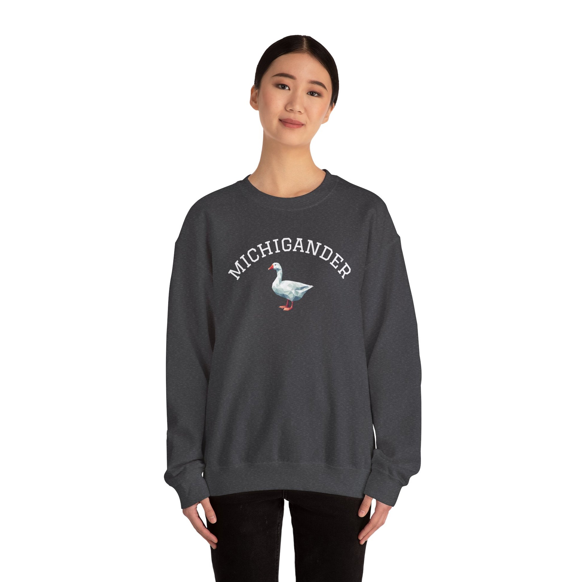 Michigander Goose Sweatshirt (collegiate)