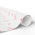 Coquette bows and hearts Wrapping Paper by Printify