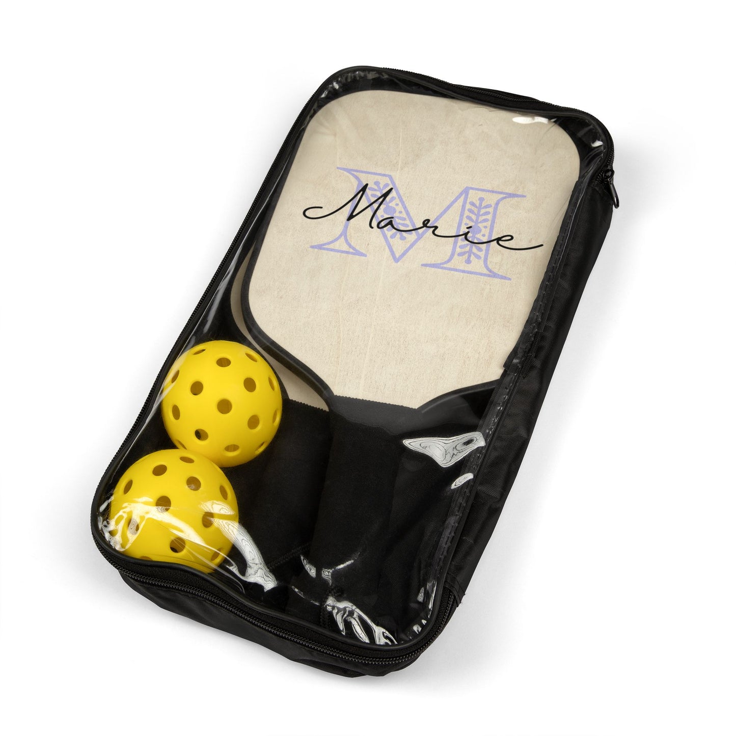 First initial and name personalized Pickleball Kit