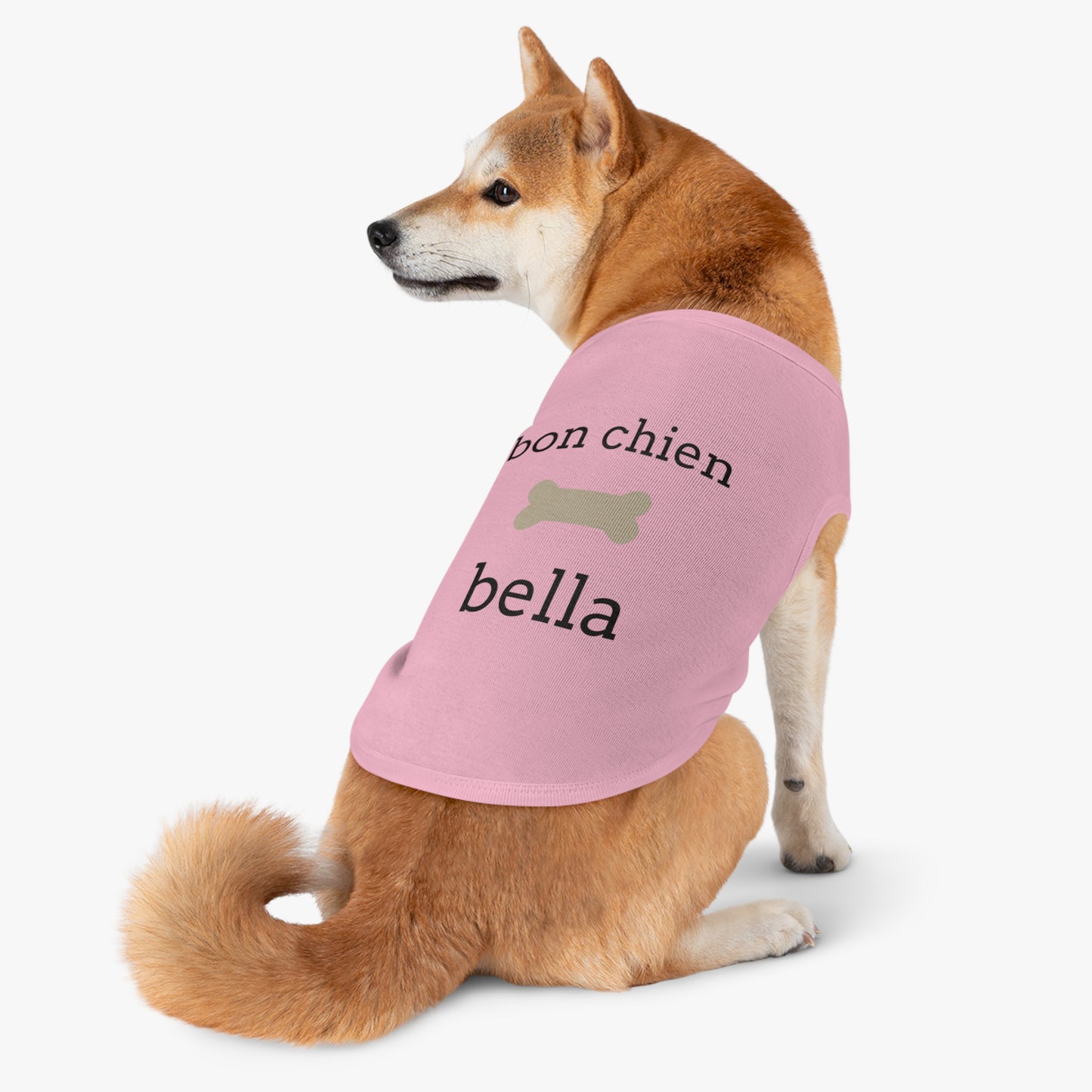 Anpassbares Hundeshirt - Bon chien (Guter Hund)
