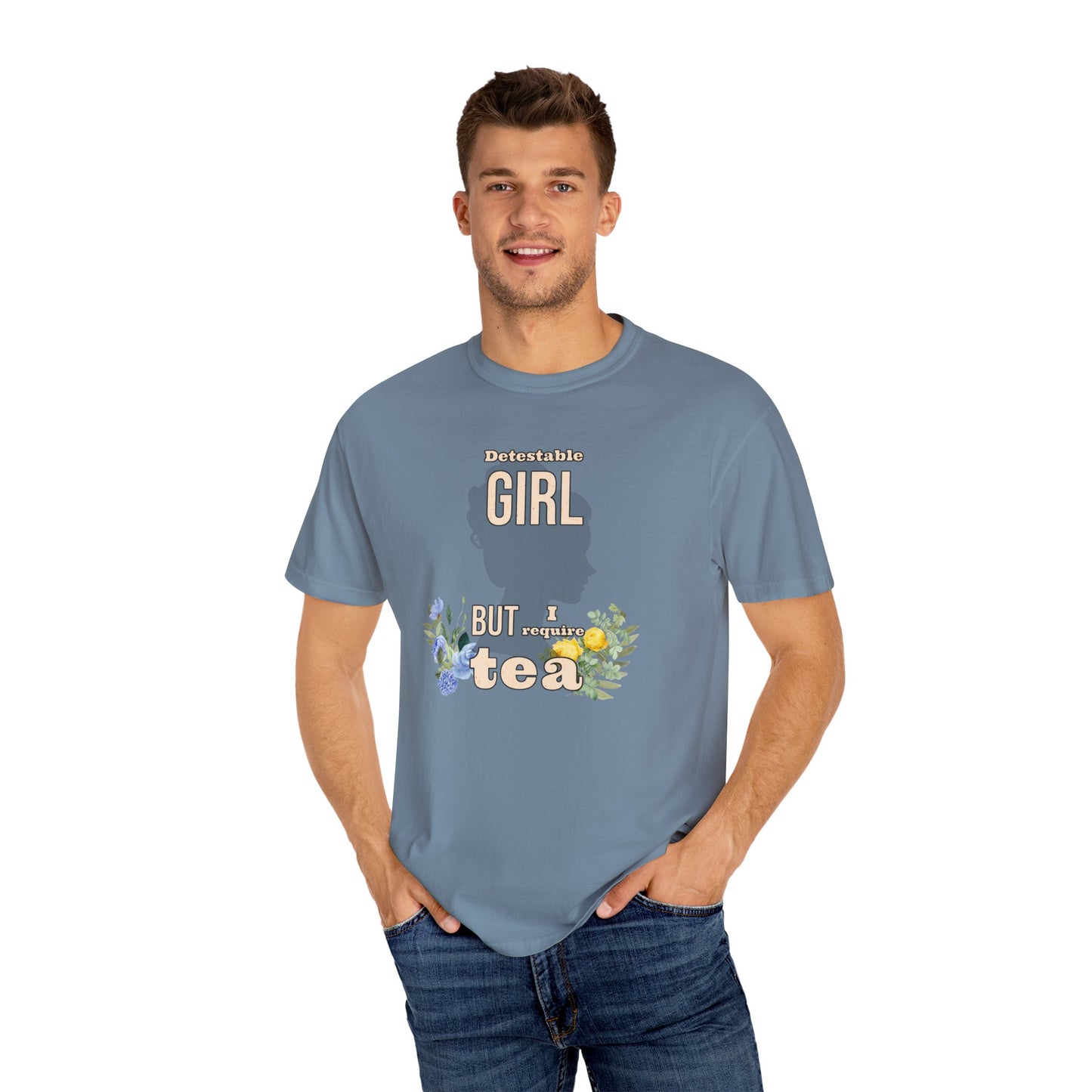 Detestable Girl but I require tea Oscar Wilde Quote T-Shirt, Importance of Being Earnest