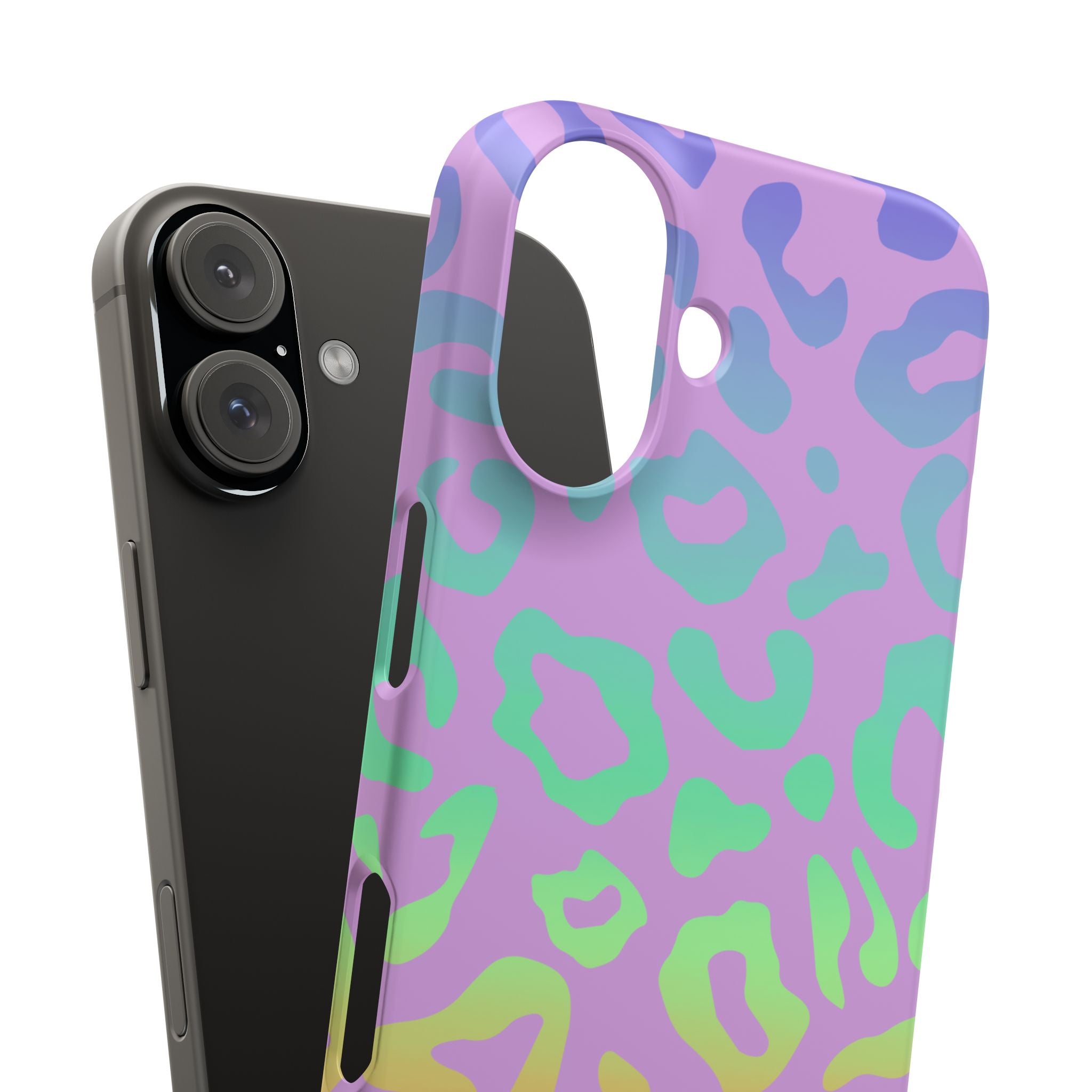 Bespattered Facade Rainbow Leopard Snap Case