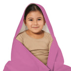 Kid's personalized ballet slippers hooded bath towel by Printify