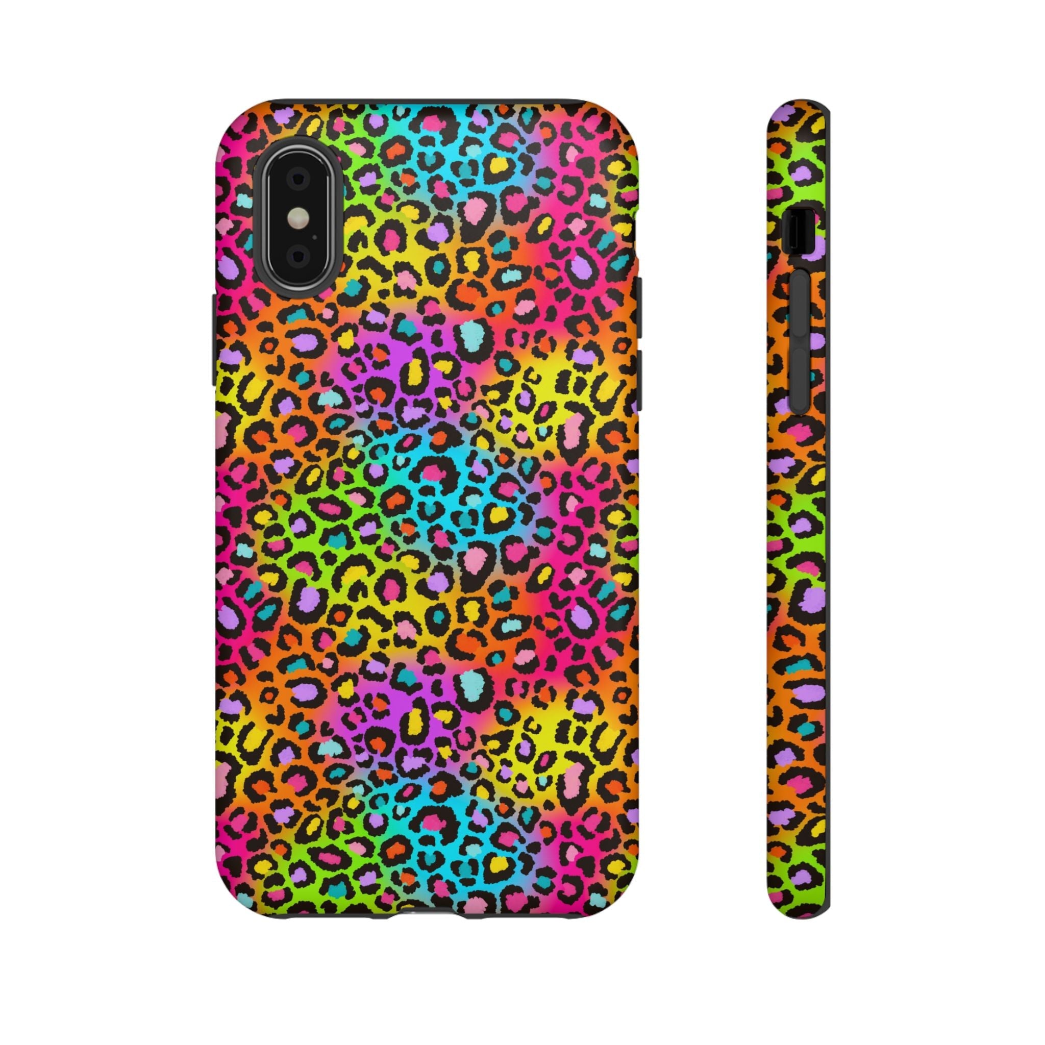 Bespattered Facade Rainbow Leopard Tough Case