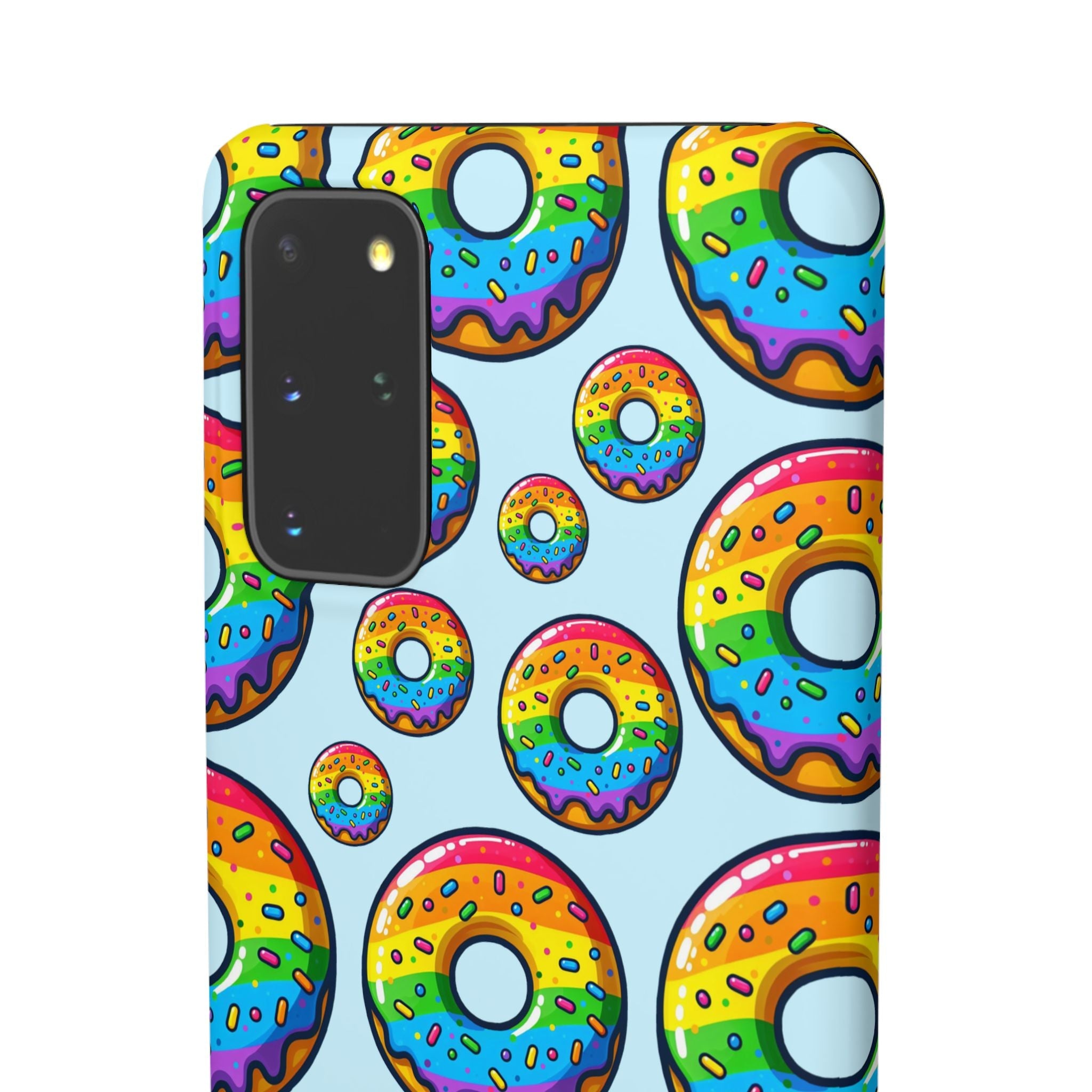 Bespattered Facade Rainbow Sprinkle Donut Snap Case