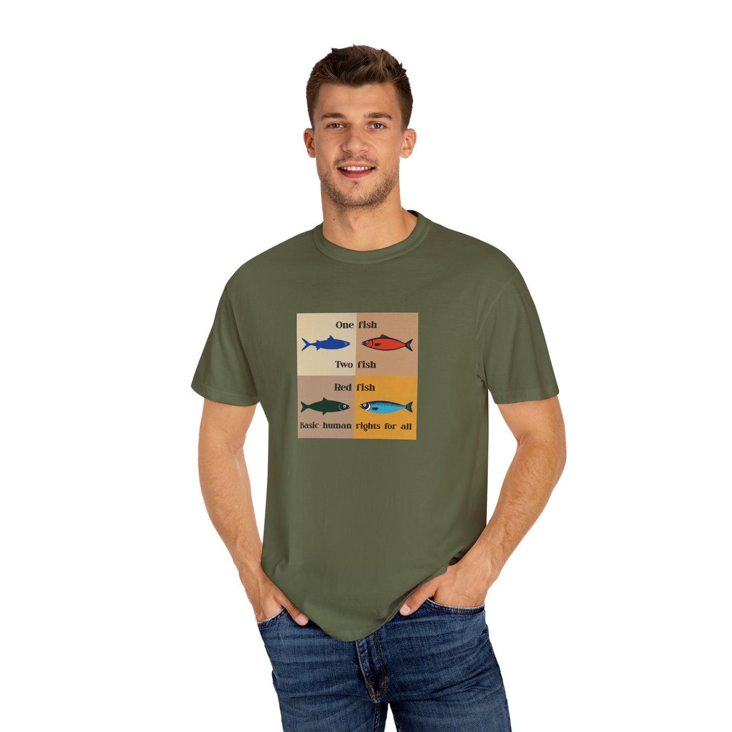 One Fish two fish human rights for all T-shirt