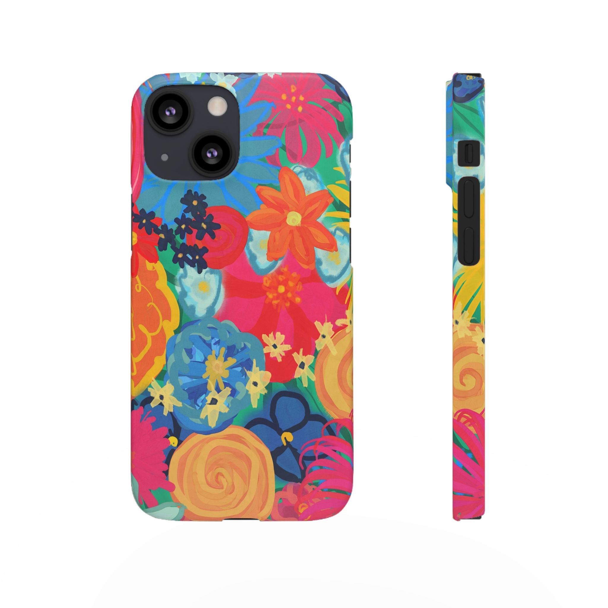 Bespattered Facade Bold Florals Snap Case