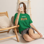 Joyeux French Gingerbread Buddies Tee, French unisex Noel t-shirt
