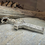 Artisan Irish Clonmacnoise Cross Necklace - Made in Ireland