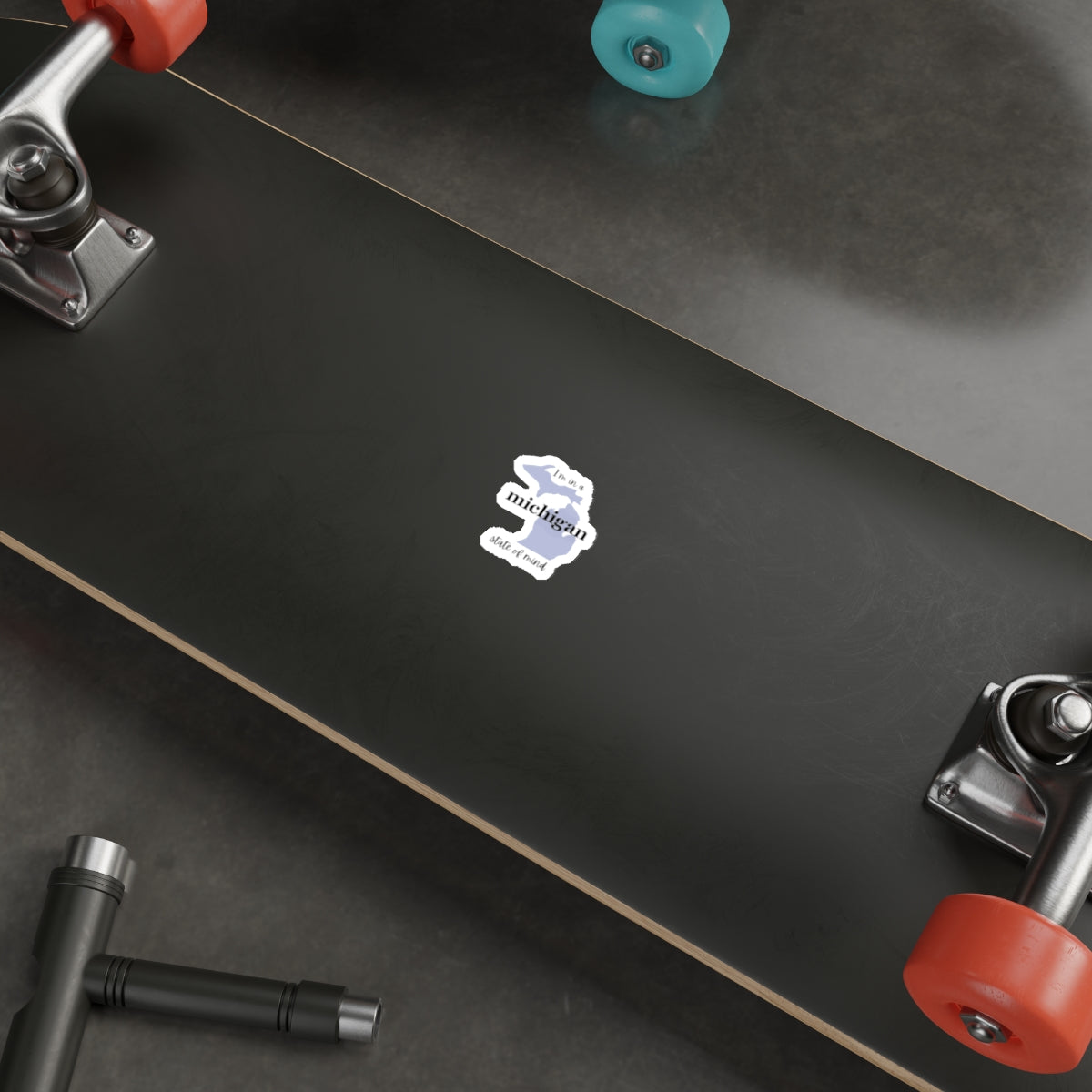 I'm in a Michigan State of Mind Die-Cut Sticker
