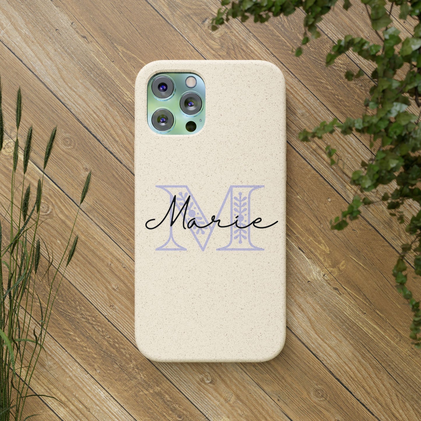 Eco-friendly monogrammed Phone case