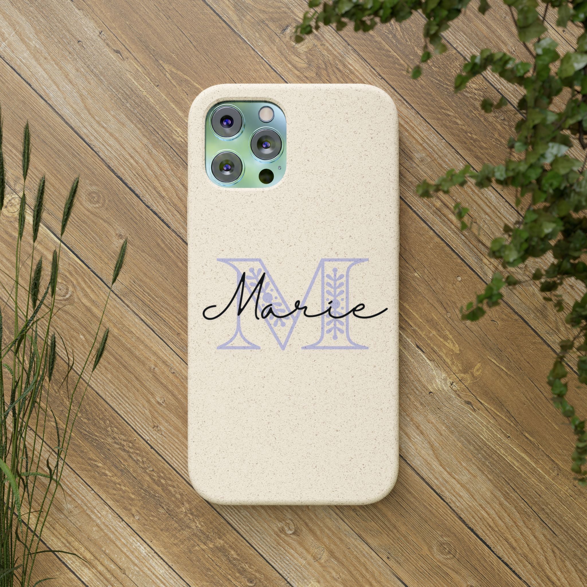 Eco - friendly monogrammed Phone case