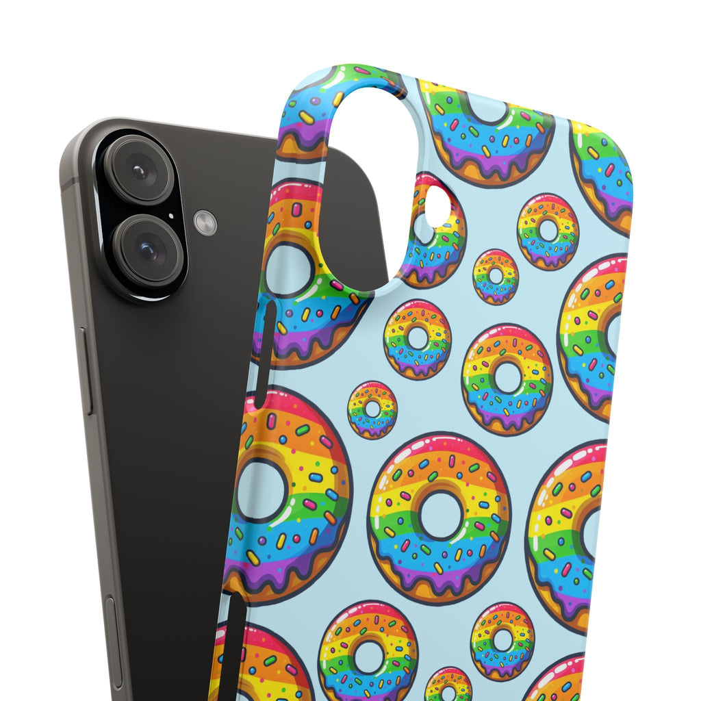 Bespattered Facade Rainbow Sprinkle Donut Snap Case