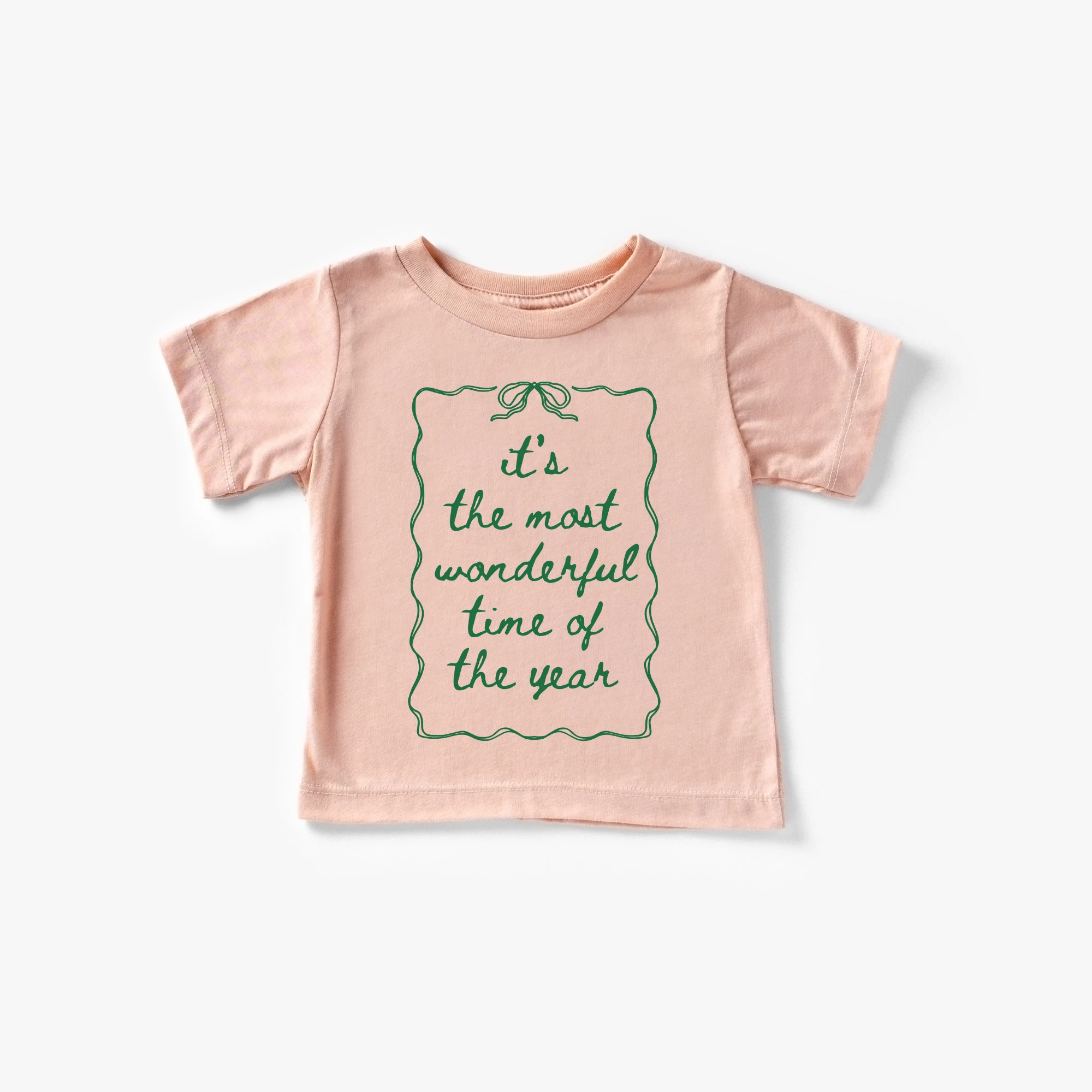 It's the most wonderful time of the Year toddler and youth tee shirt, Christmas collection by Benny and Ray Apparel
