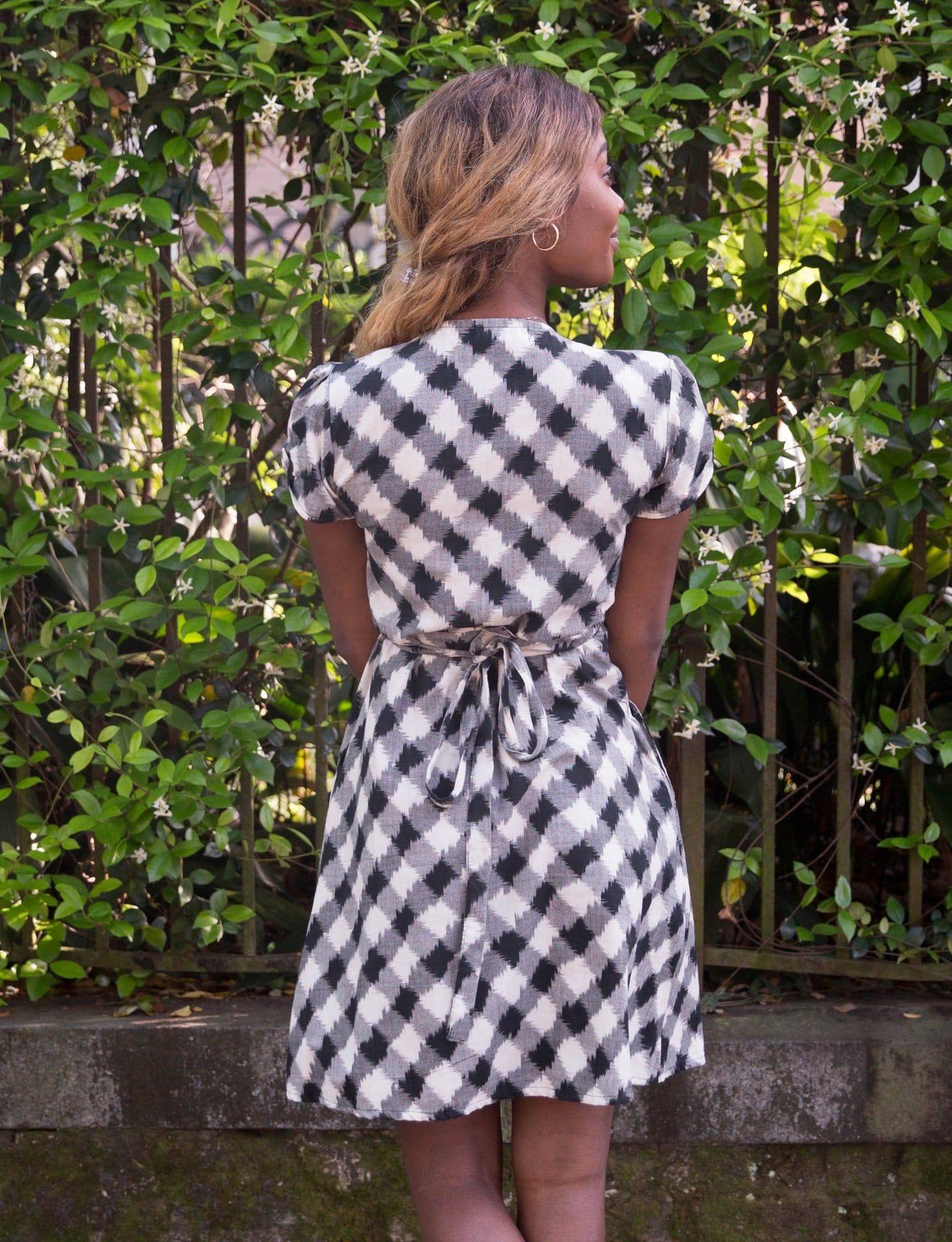 Picnic Plaid Wrap Dress - FINAL SALE
