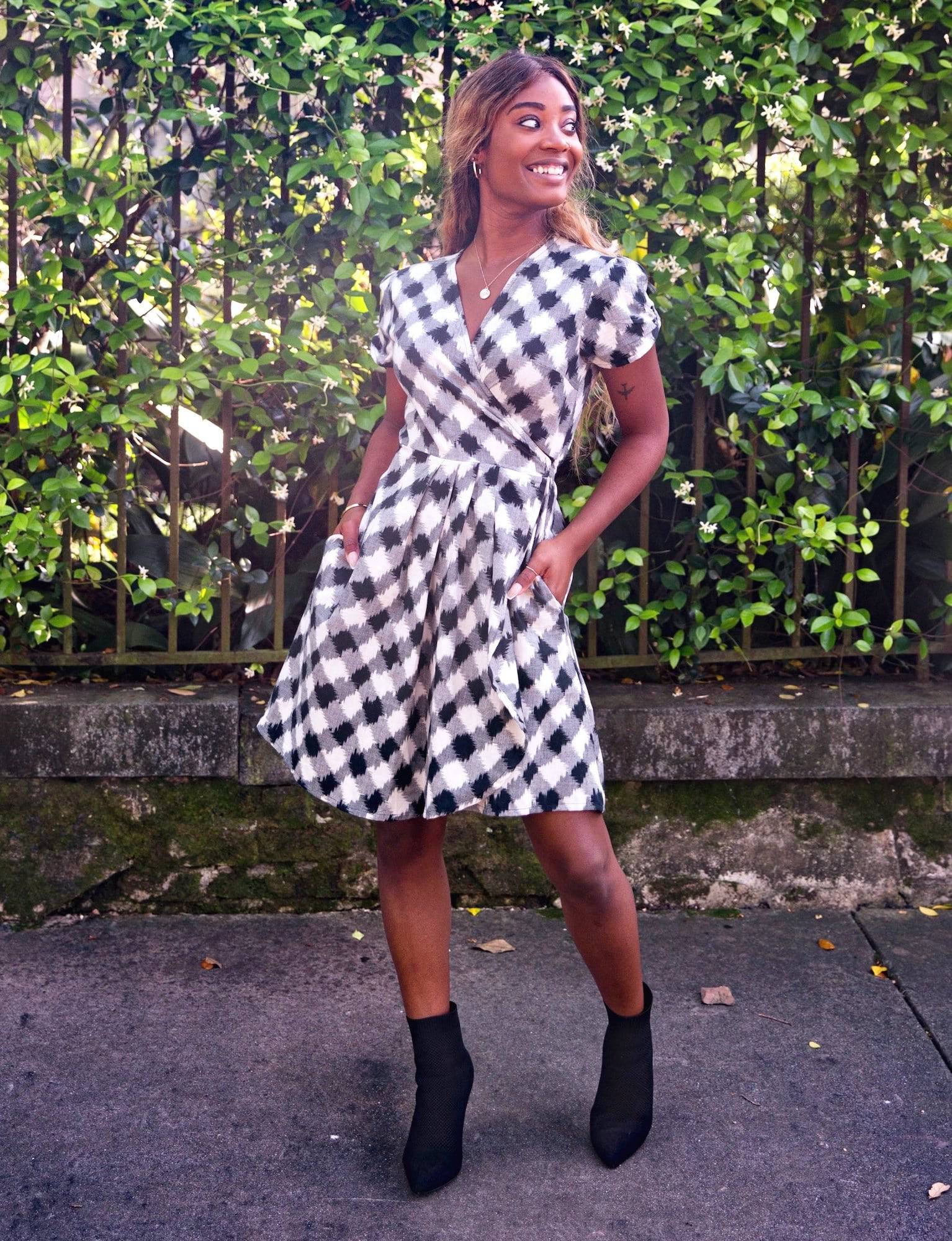 Picnic Plaid Wrap Dress - FINAL SALE