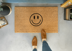Happy Face Doormat by Nickel Designs Custom Doormats