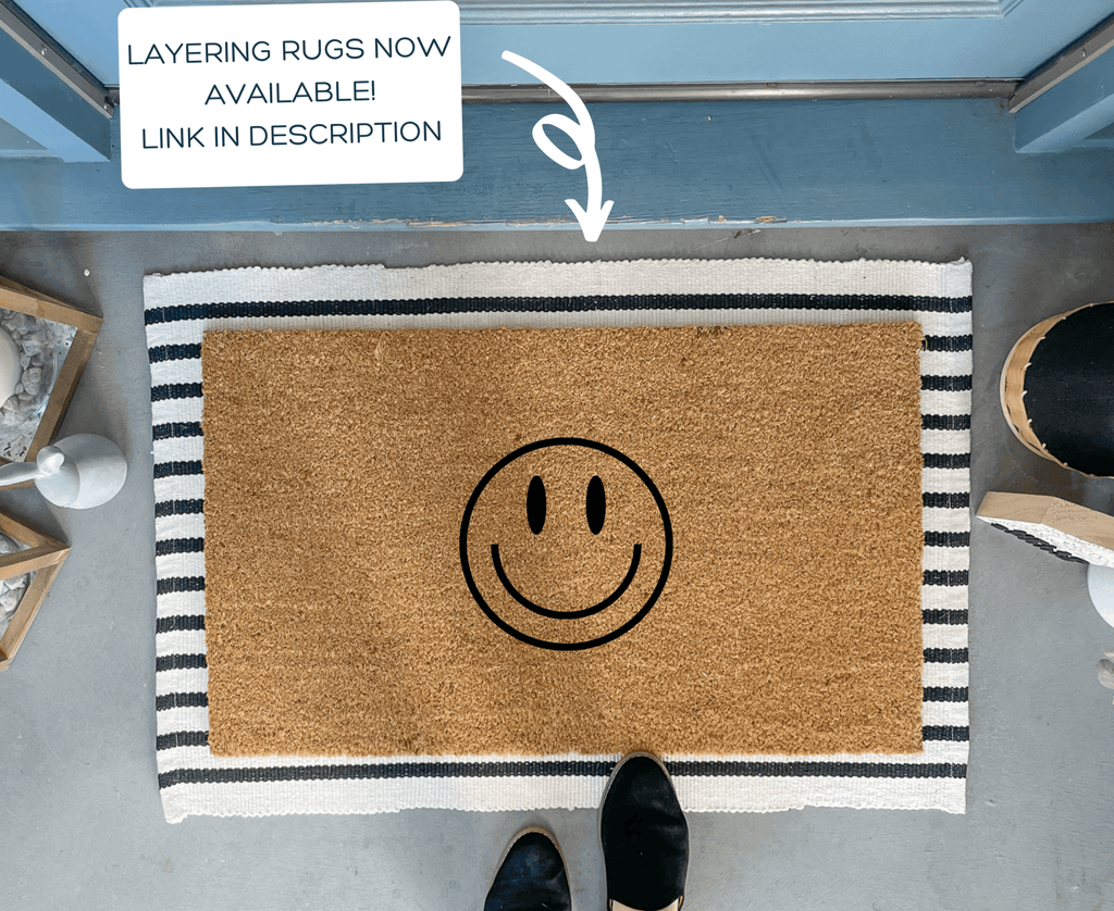 Happy Face Doormat