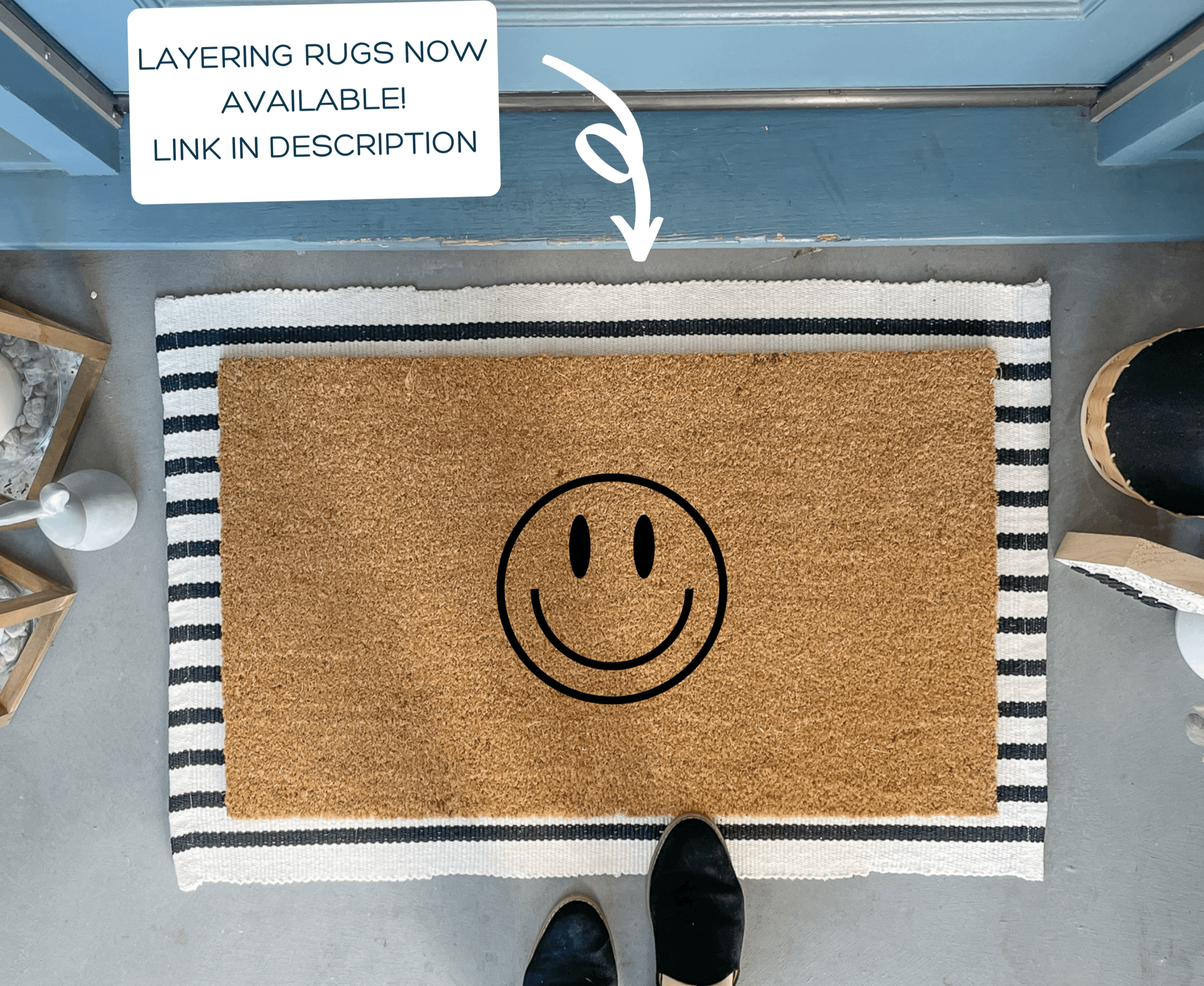 Happy Face Doormat