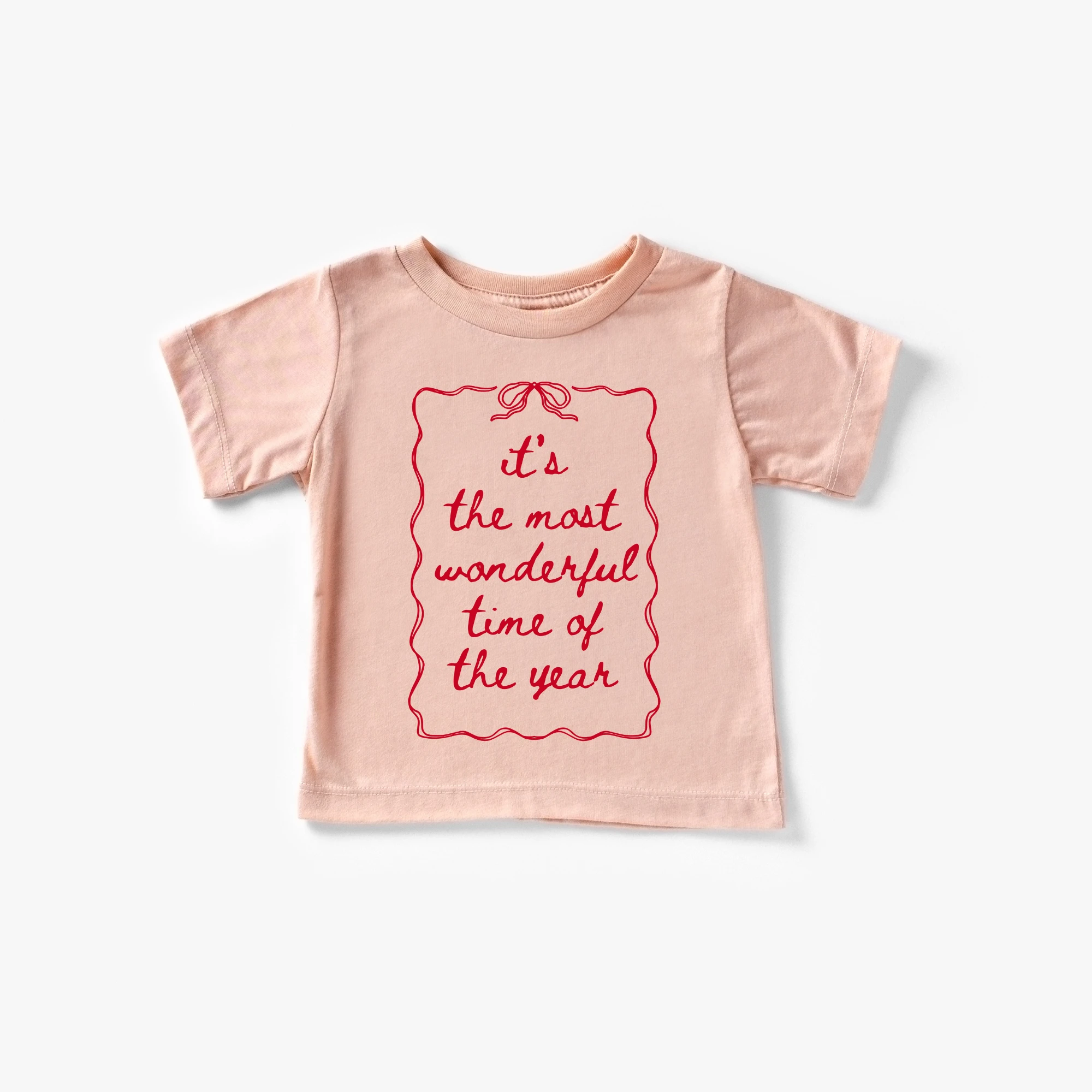 It's the most wonderful time of the Year toddler and youth tee shirt, Christmas collection by Benny and Ray Apparel