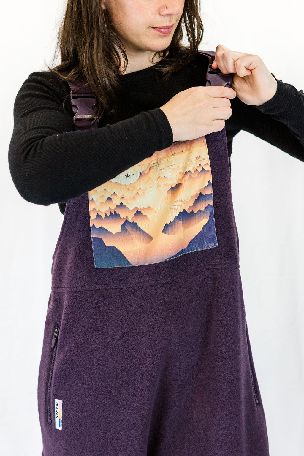 Spread Your Wings Fleece Overalls