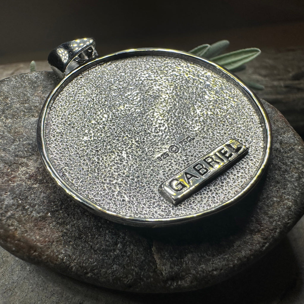 Archangel Gabriel Sigil Pendant in Sterling Silver